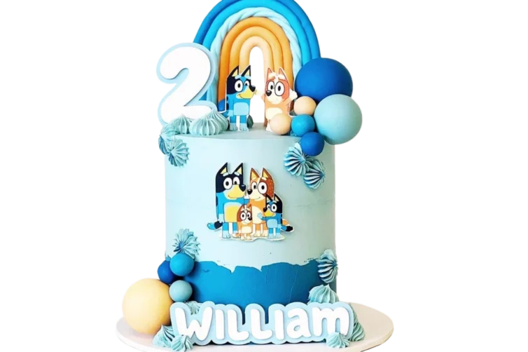 BLUEY BIRTHDAY CAKE